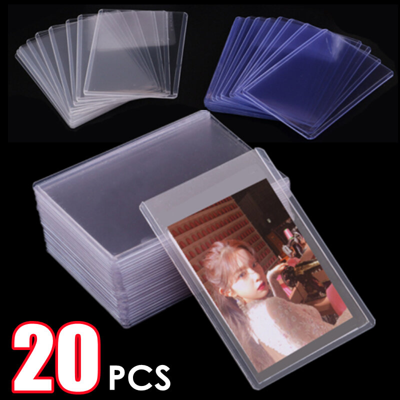 3X4" Kpop Card Protective Sleeve Toploader Holder for Collectible Trading Basketball Sports Game DIY Korean idol Photo Bag 35PT