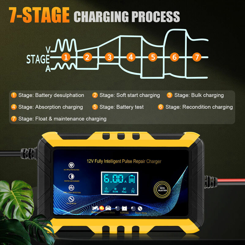 12V Car Charger Car battery Charger Box Power Bank Battery Charger Portable Auto Battery Booster