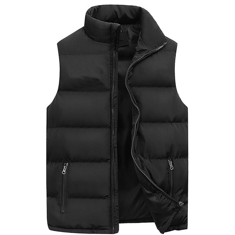 New Fashion  Men's and Women's Vest Autumn Winter Sleeveless Jacket Stand Collar Sleeveless Down Jacket Waistcoats Coats M-5XL