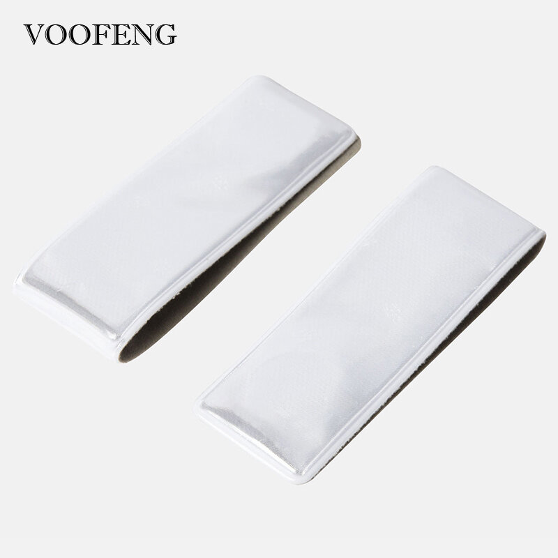 Voofeng-反射型磁気クリップ,白黒,柔軟,多機能,衣類用反射板,ナイトビジョン