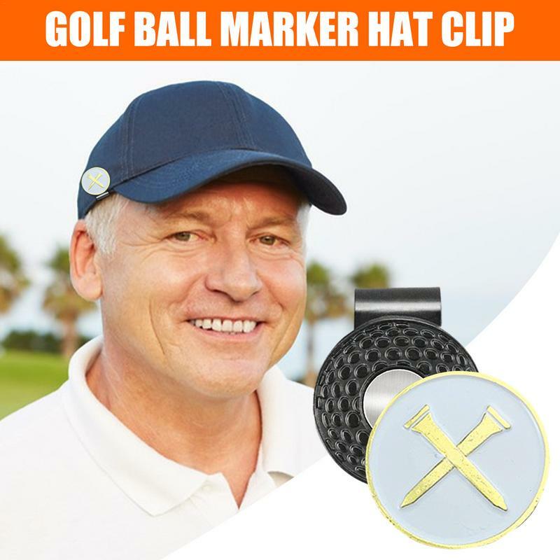 Clip per cappello con pennarello per pallina da Golf Clip per cappello da Golf divertente con pennarello a sfera accessori per sacca da Golf per cappelli da Golf pantaloni guanti borse visiere cinture