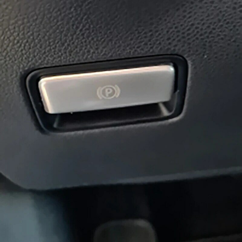 Carro de estacionamento mão freio adesivo p botão interruptor freio quadro capa guarnição para benz ml350 gl450 amg w166 w176 w246 x156