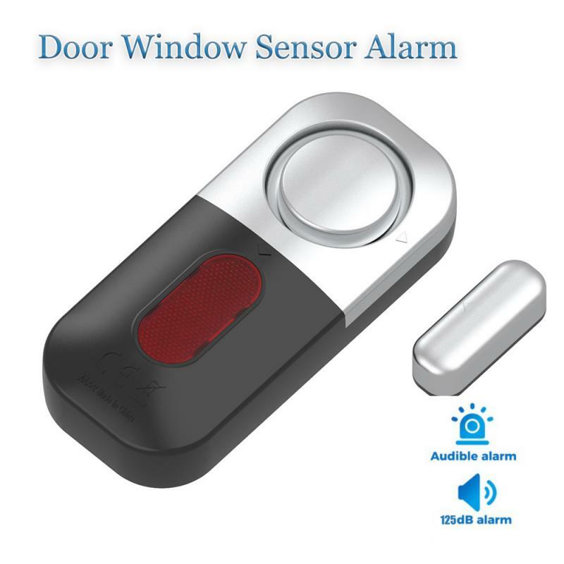 Porta e Janela Magnetic Induction Sensor Alarme, Frigorífico Alarme, Wireless Security, Anti-roubo System Set, Smart Home, Novo