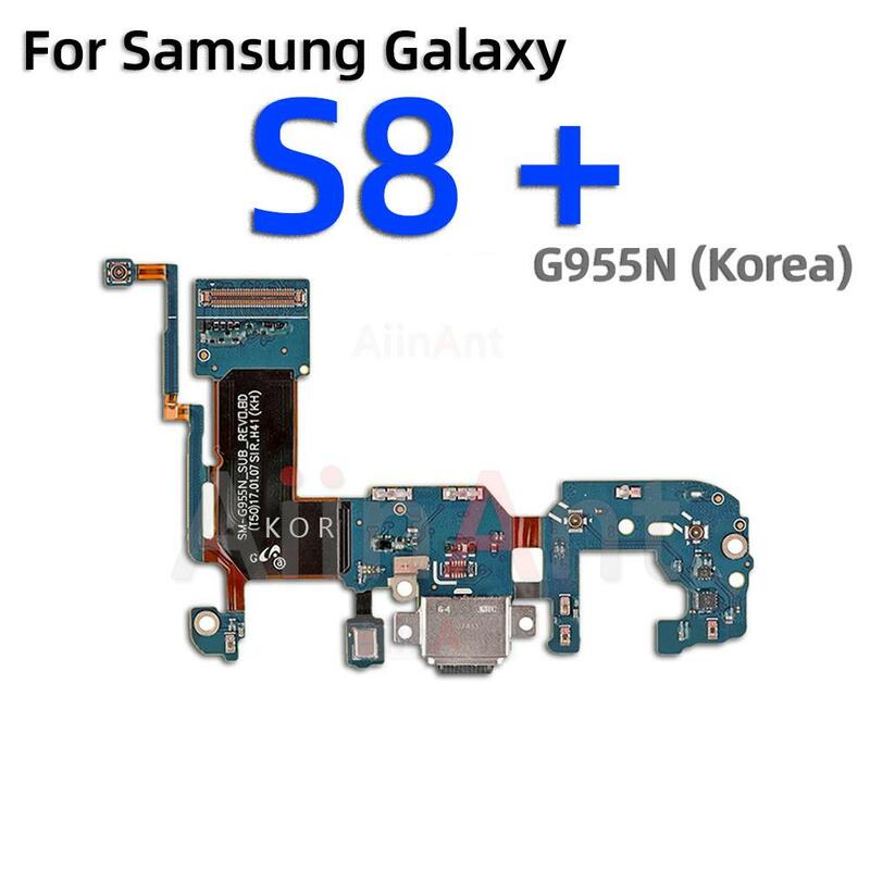 Samsung Galaxy S8, s9 plus +, g950n, g955n, g960n, g965n, porta de carregamento USB, doca, carga, cabo flexível