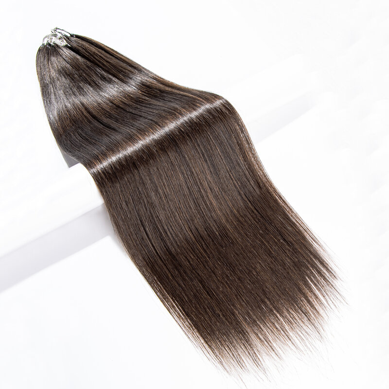 Extensiones de cabello de plumas, cabello humano virgen, estilo de cabello de alta calidad, 12A