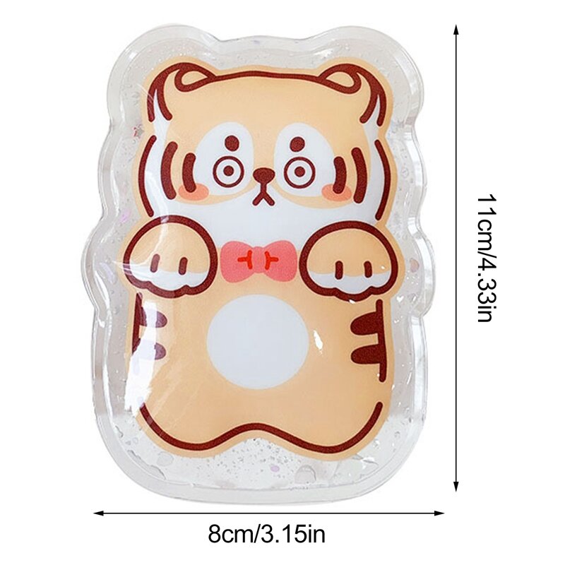 Creative Cartoon Portable Mini Reusable Ice Pack Cold Gel Insulated Cool Cooler Bag Cute Summer PVC Ice Bag Childrens Kids Gifts