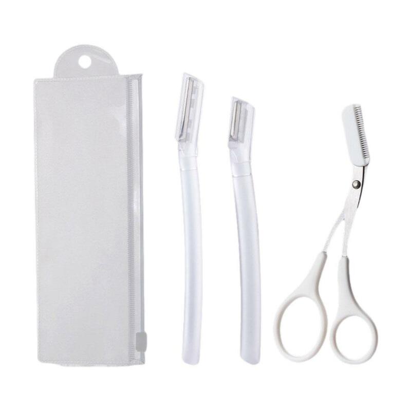 Safe Anti-Scratch Sobrancelha Shaving Tool Set para Homens e Mulheres, Advanced Trimming Knife, Beginner Beauty Tool, Eyebrow Razor