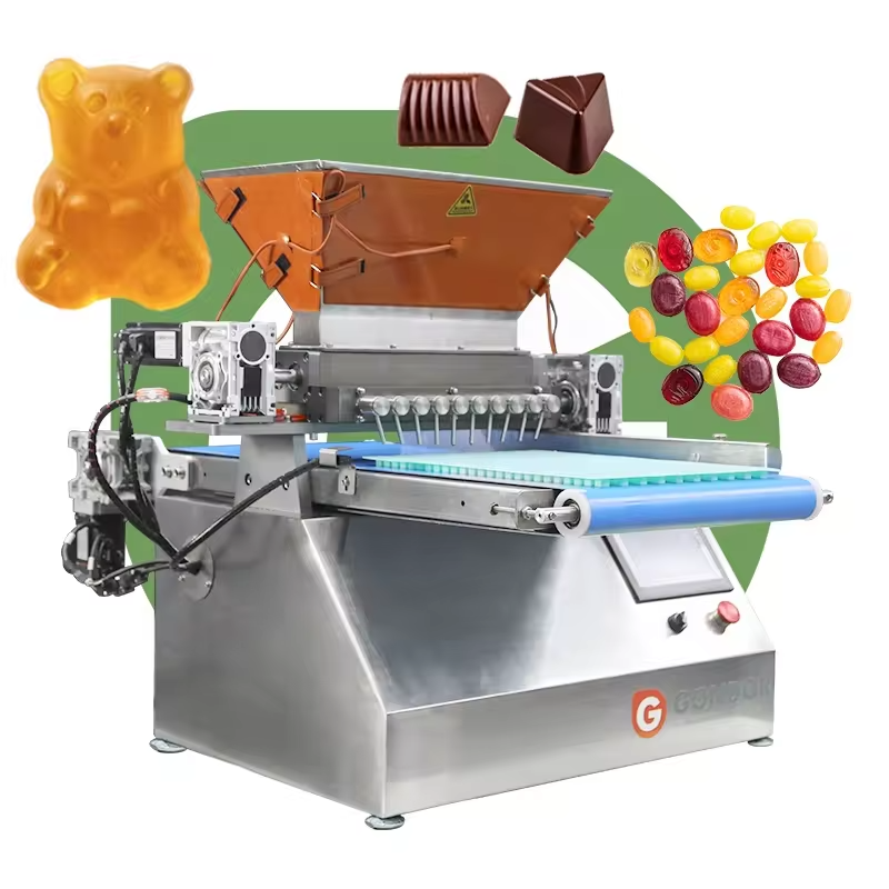 Mini Urso Candy Making Machine, Gummy Lab Popping Forming Machine, Pequeno