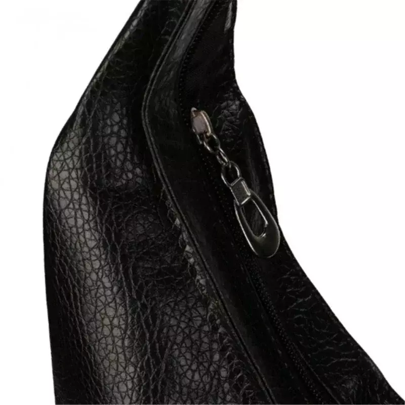 GCB06 tas tangan besar wanita, tas bahu wanita kulit PU ringan lembut dan anggun, paket Messenger selempang baru