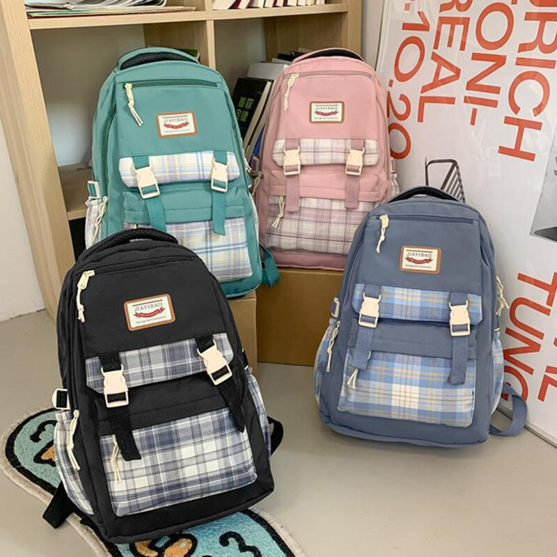 Schattige Vrouwen Rugzak Waterdichte Multi-Pocket Nylon School Bagpacks Voor Student Vrouwelijke Meisjes Kawaii Laptop Book Pack Mochilas