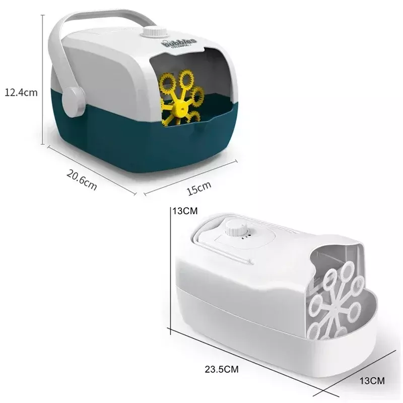 Máquina de bolha portátil design automático de duas velocidades alimentado por plug in/bateria elétrica bolha ventilador fabricante crianças brinquedos ao ar livre
