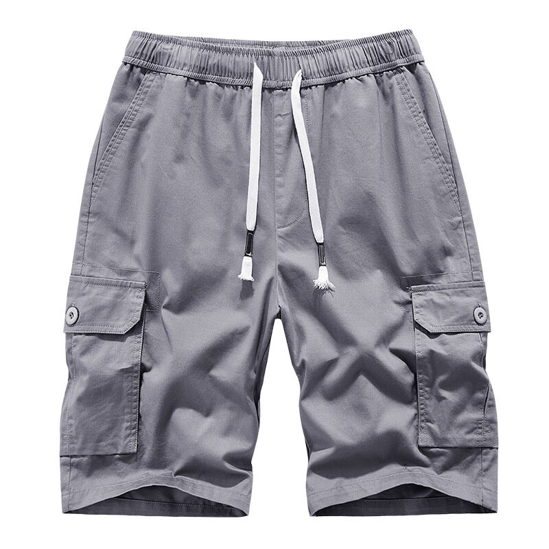 New Fashion Mens Capri Pants Cargo Shorts Male Casual Board Beach Shorts Casual Outdoor Pants Camping Hiking Fishing Shorts