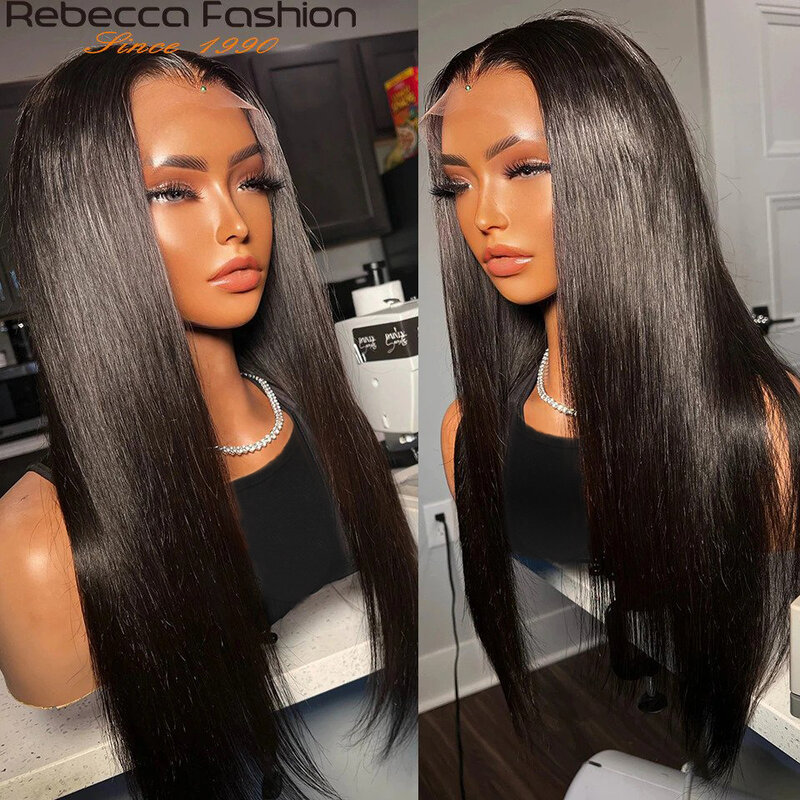 180D 13X4 Straight Lace Front Wigs Straight Human Hair Wigs For Women Human Lace Wigs Brazilian Lace Wigs Straight Frontal Wigs