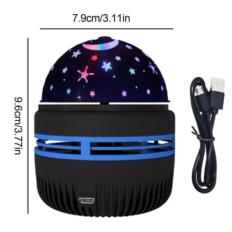 NEW Star Projector Lamp USB Powered Colorful Rotating Magical Ball Light Car Atmosphere Lamp KTV Bar Disco DJ Party Stage Light