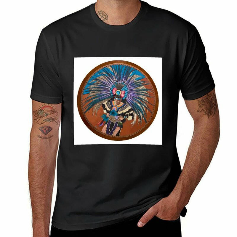 Мужская футболка оверсайз с изображением танцовщицы перьев