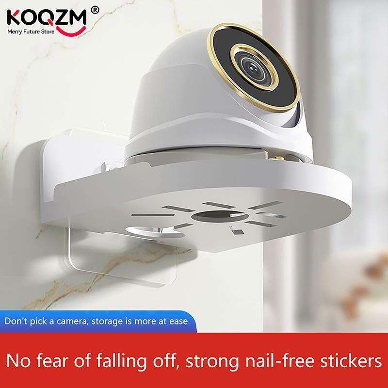 Punch-Free Security Surveillance Camera Stand New Traceless Wall-Mounted Bracket Home Self-Adhesive Drill-free Fixer 1pcs
