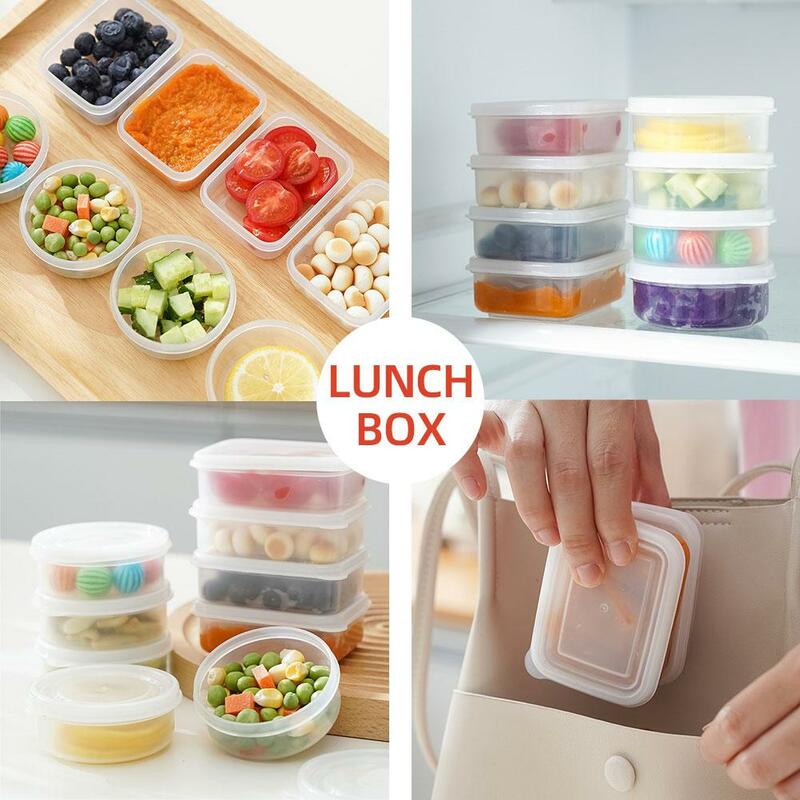 Food Preservation Box Lunchbox Bento Food Containers Baking Dessert Boxes Snack Packaging Cake Burger Bowl D2A4