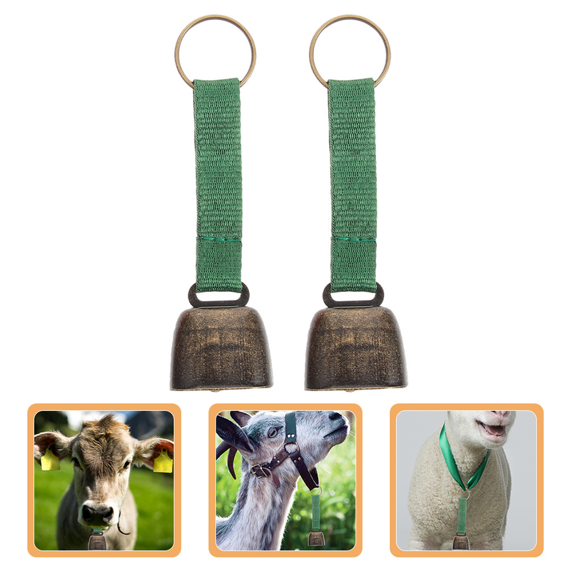 Campane di mucca da 2 pezzi campane da esterno per l'escursionismo arrampicata in viaggio