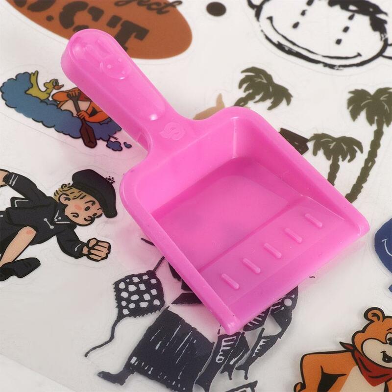 Plastic Dollhouse Furniture Miniature Cleaning Tool Furniture Toys Miniature Washing Tools. Household Cleaning Tools