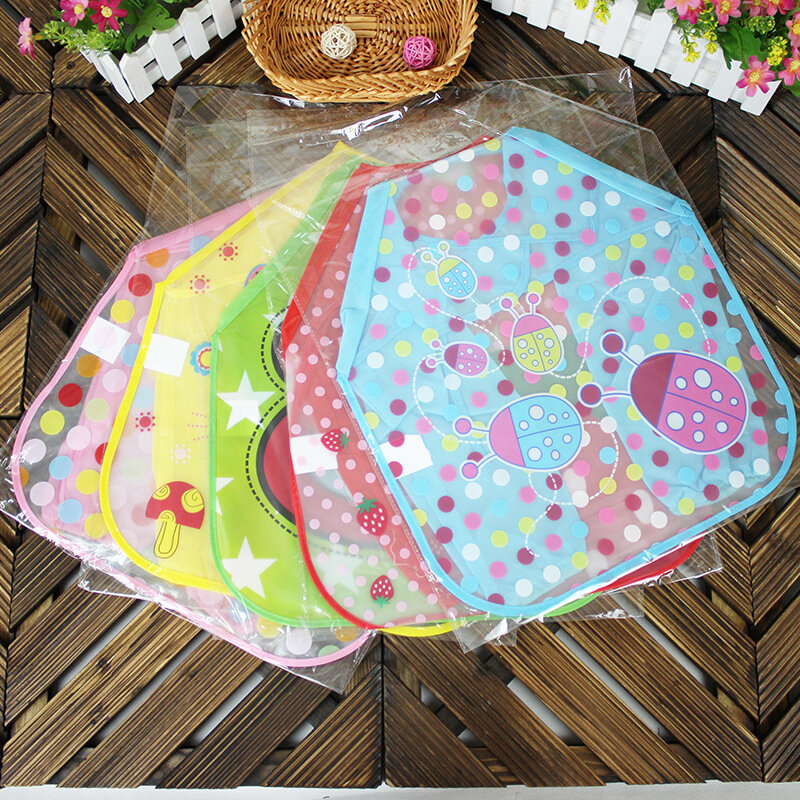 Baby Baby Eva waschen kostenlos Kinder Kittel Rückseite tragen voll wasserdichte tragbare Ess kleidung Schürze Lätzchen malen Kleidung