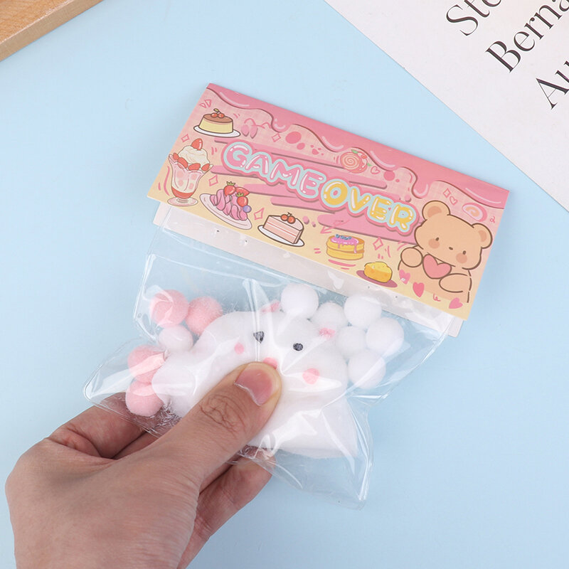 Neue 1pc Cartoon Maus niedlichen Hamster Waffeln Pfoten Squeeze Spielzeug Silikon Dekompression Stress abbau Spielzeug für Kinder Geschenk Spielzeug