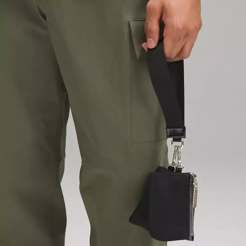 Mini Zip Around Wristlet Wallet para mulheres, bolsa dupla Wristlet, portátil para Lulu, bolsa de limão, porta-moedas
