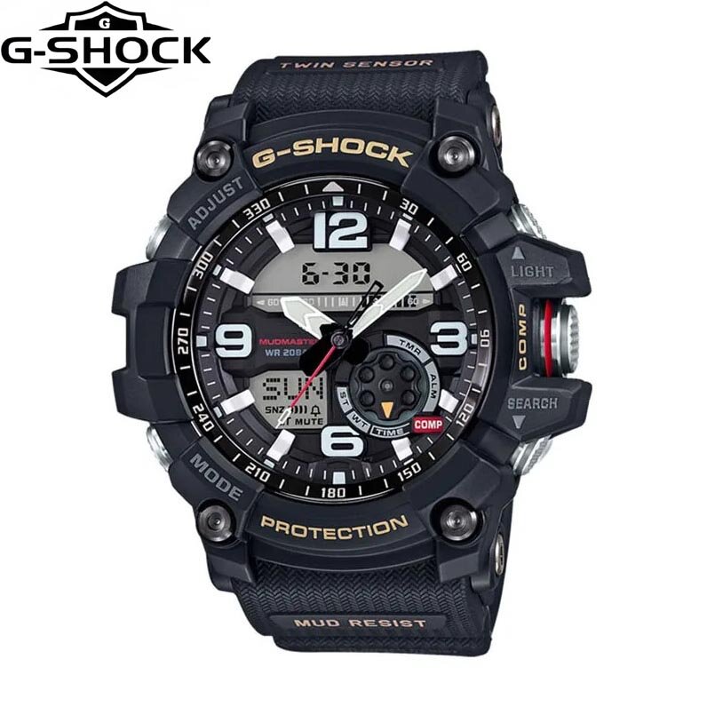 G-SHOCK GG-1000 시리즈 남성용 시계, 리틀 머드 킹 THE WORLD, 방수 및 진흙 방지, 스포츠 듀얼 디스플레이, 럭셔리 브랜드