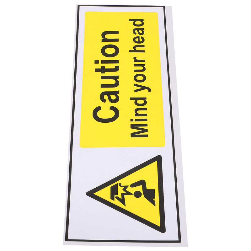 Watch Your Head Sign Sticker Watch Your Head Collision Caution Decal, adhesivo, señal de advertencia