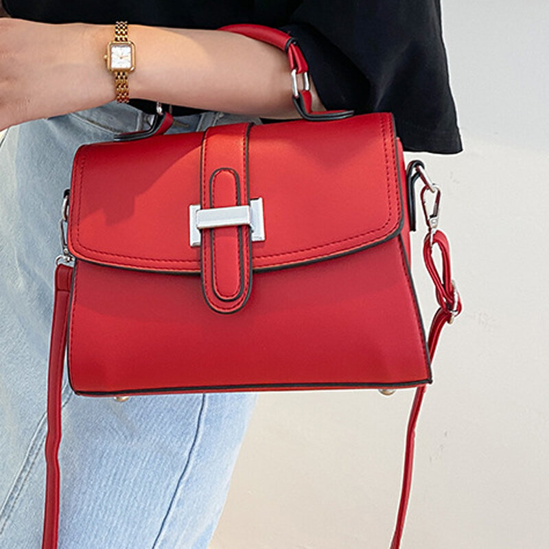 2023ใหม่ของผู้หญิงที่มีคุณภาพสูง Elegant กระเป๋าสะพายไหล่ Casual กระเป๋าถือแฟชั่นออกแบบกระเป๋า Messenger
