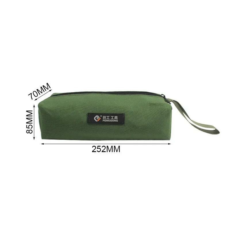 Canvas Pouch Tool Bags Storage Organizer Durable Thick Instrument Case Portable For Electrical Tool Tote Bag Multifunction Case