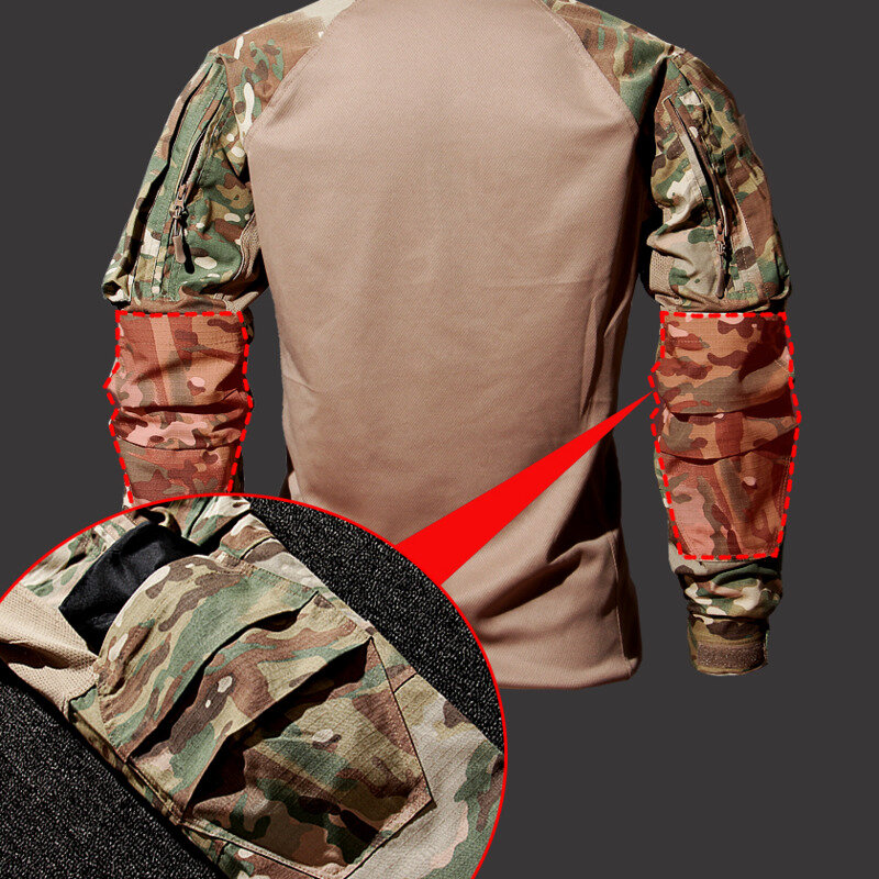 남성용 전술 개구리 세트 에어소프트 아웃도어 의류, 군사 페인트볼 SWAT 어썰트 셔츠, 특수 부대 유니폼 바지