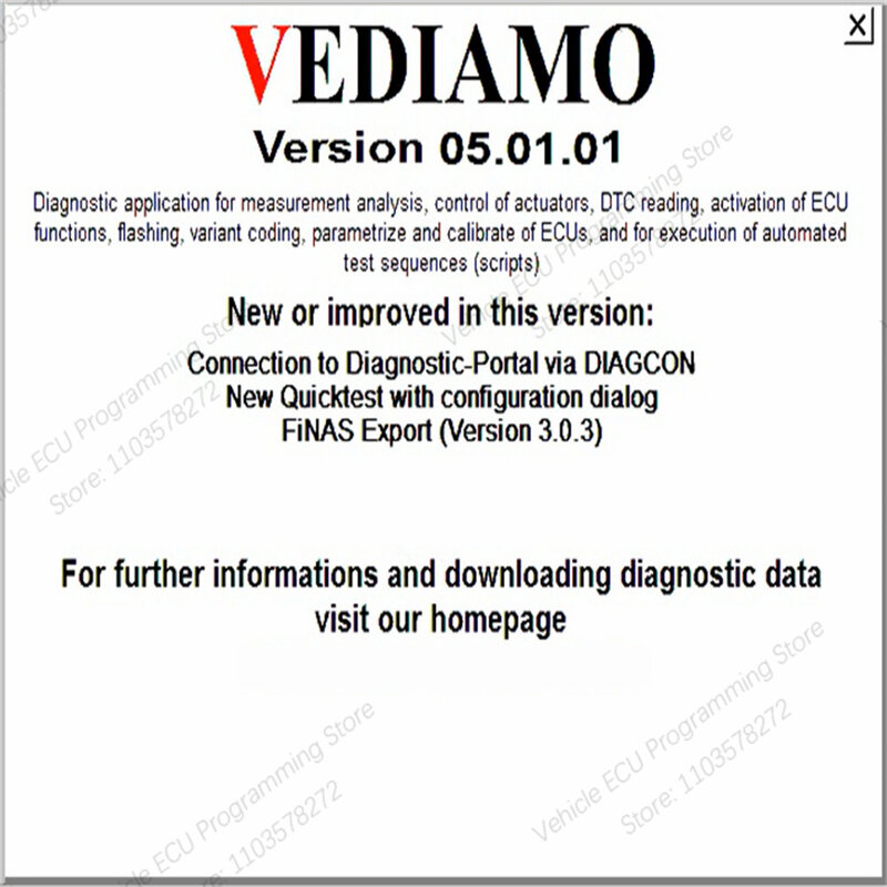 Vediamo 메르세데스 벤츠 엔진용 분산 진단 애플리케이션, 자동차 수리 지원, 영어, 독일어 2024 OBD 외부 장치 및 C4 C5 CAESAR LUCA 페어링-30%, 5.1.1