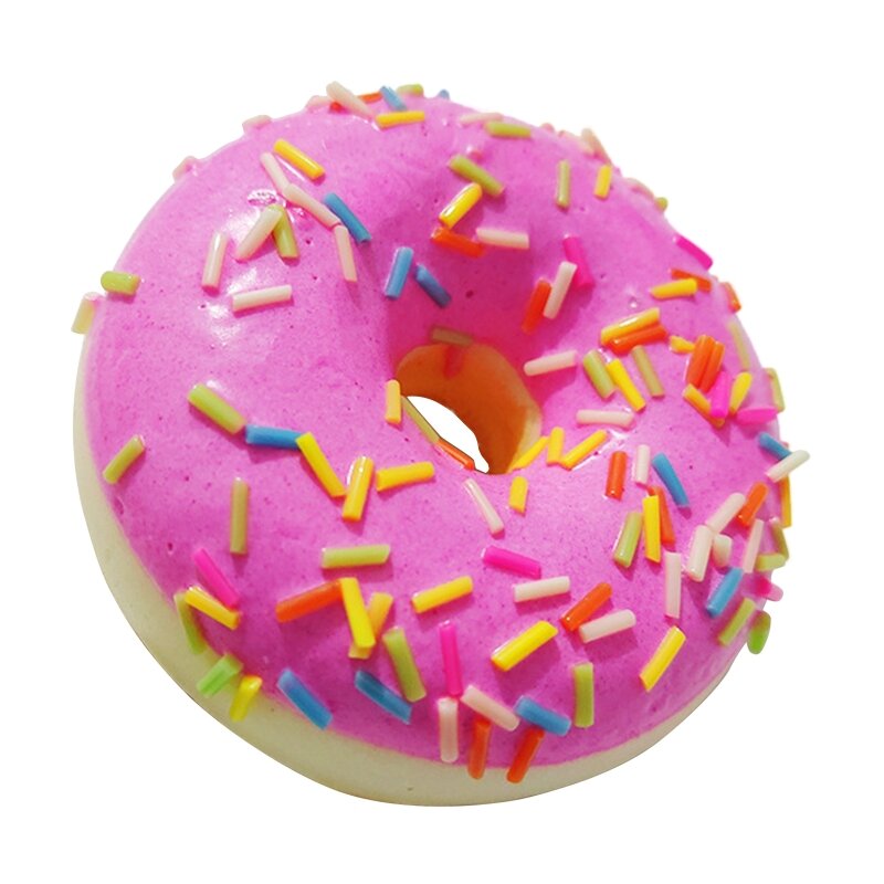 6.2cm/2.4in brinquedo novidade diy donut cone lento subindo pão antiestresse brinquedos para adultos crianças simulação bolo p31b