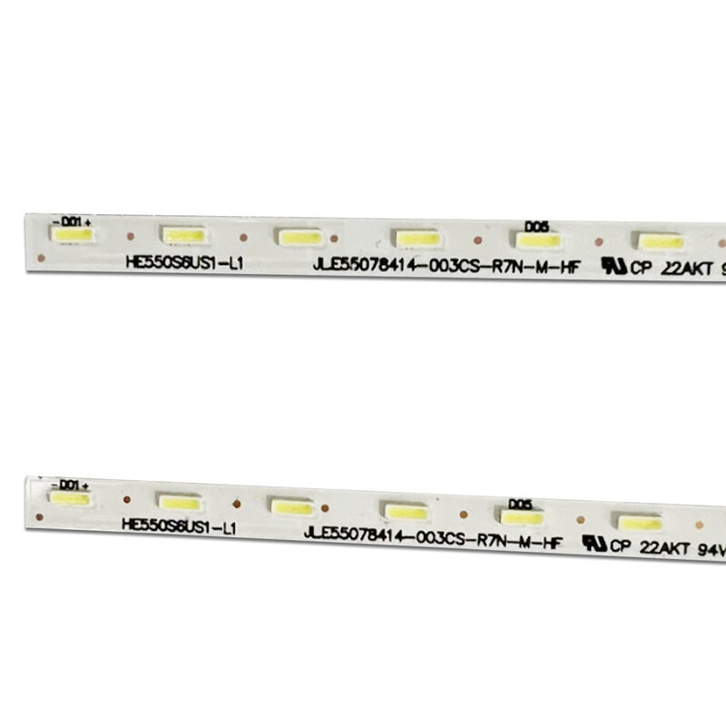 Kit Strip lampu latar LED 2 buah, untuk TV 55HU7BE H55U7BUK H55U7B JL.E55078414-003CS-R7N-M-HF HE550S6U51-L1