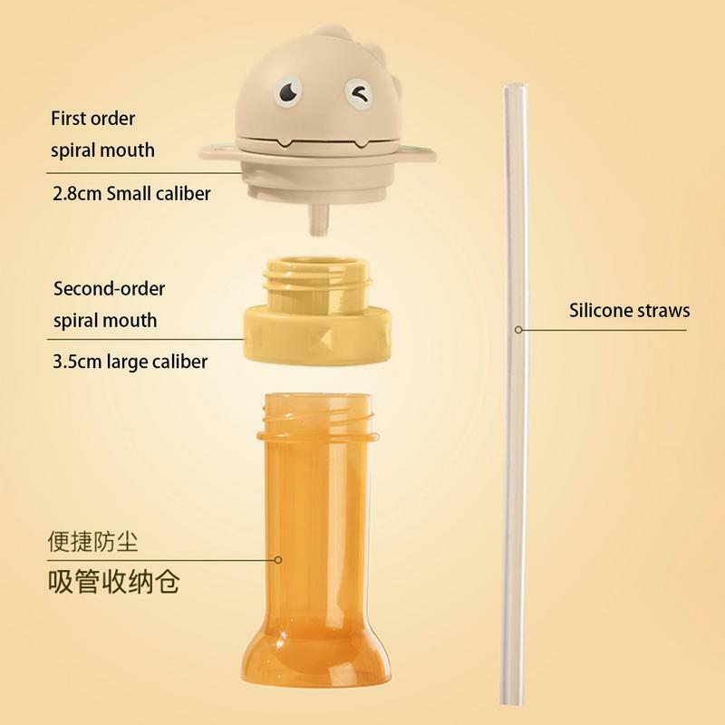 Adaptador de boquilla para botella de agua, tapón de silicona a prueba de derrames