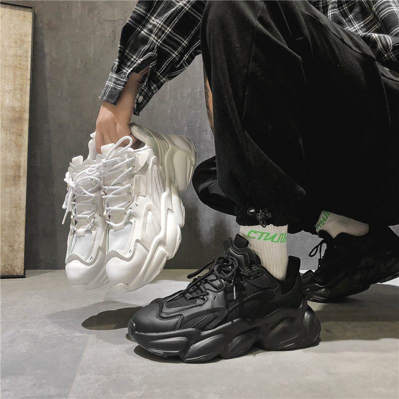 Мужские рабочие ботинки с мягкой подошвой, черные осенние ботинки