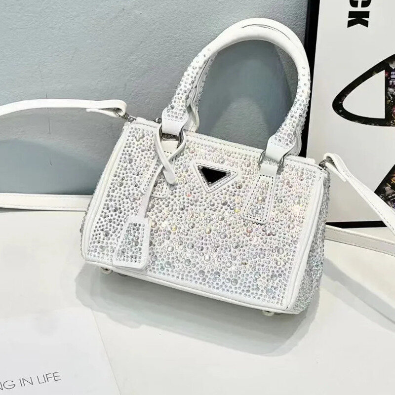 Luxury Brand Women's Shoulder Bag Handbag Evening Cosmetic Diamond Inlaid Glitter Y2k Female Wedding Party Banquet  Crossbody