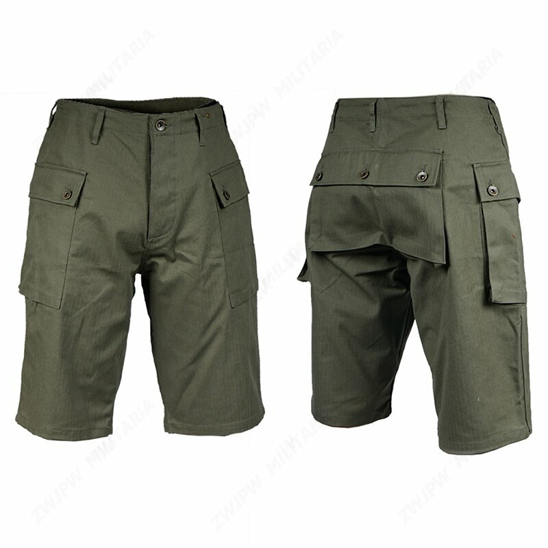 Pantalones cortos WW2 Guerra de Vietnam Estados Unidos P44, uniforme de paracaidista, recreaciones de guerra