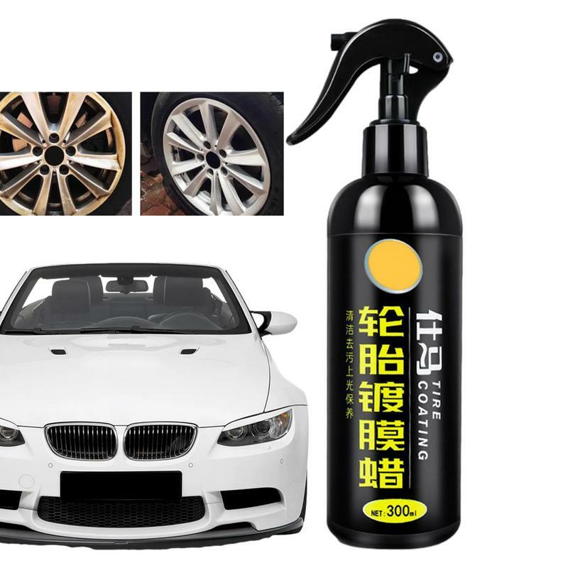 Reifen glanz spray langlebiges Wachs hellere Reifen beschichtung Reifens pray Auto liefert Reifens chutz 300ml für Gummi teile Pickups