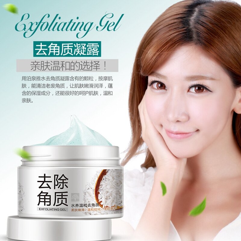 BIOAQUA Facial Cleanser Natural Facial Exfoliator Exfoliating Whitening Brightening Peeling Cream Gel Face Scrub Removal