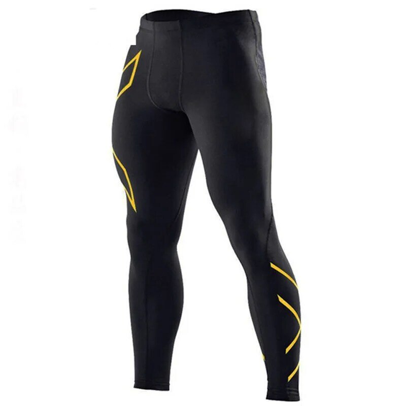 Men's sports pants compression quick-drying fitness sports leggings sportswear training basketball tights gym running shorts men