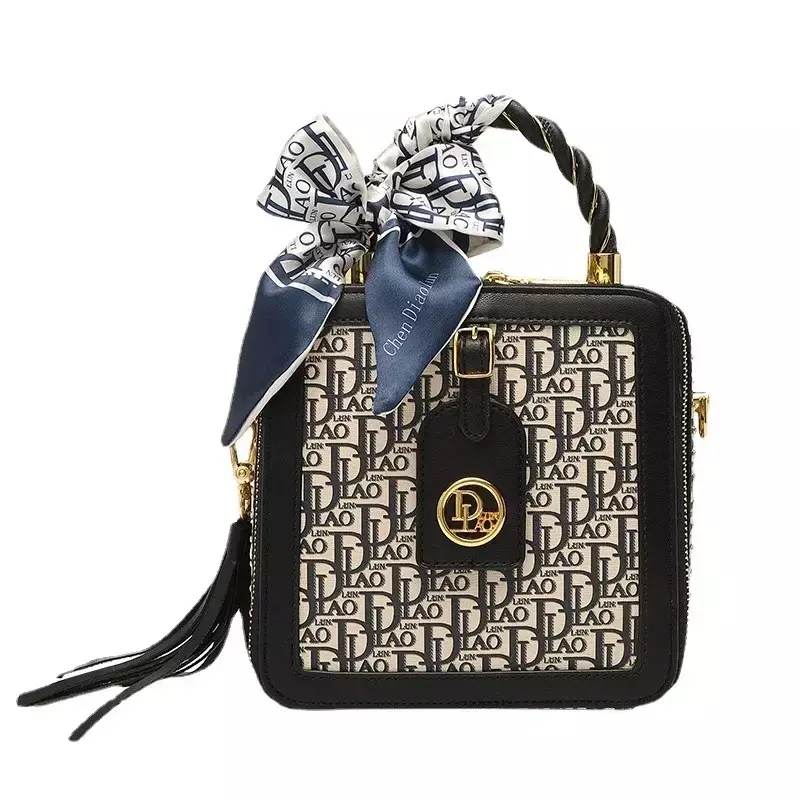 Знаменитый дизайнерский роскошный брендовый ящик с вышивкой, маленькие квадратные сумки, высококачественный Женский кошелек и сумочка, сумки-мессенджеры на плечо