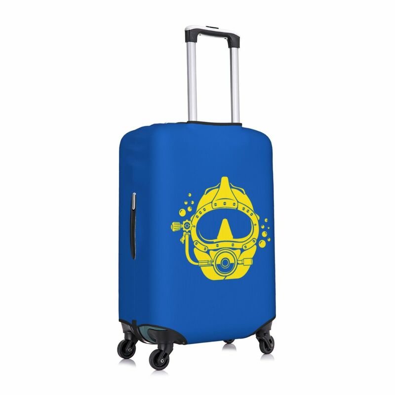 Juste de bagage de plongée sous-marine personnalisée, housses de protection de valise amusantes trempées pour plongeur, 18 "-32"
