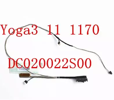 Layar Video kabel Flex untuk Lenovo Yoga3 11 1170 700-11 700-11ISK laptop LCD layar LED kabel pita DC020022S00