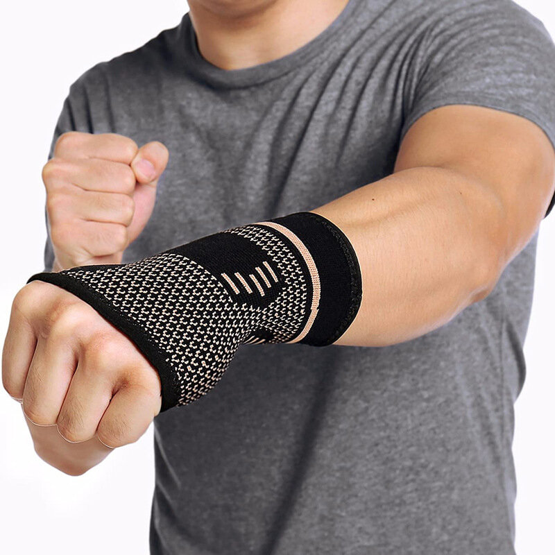 Bracelet de poignet professionnel, Compression sportive, protège-poignet arthrite, manchon de Support, gant de main élastique, 1 pièce