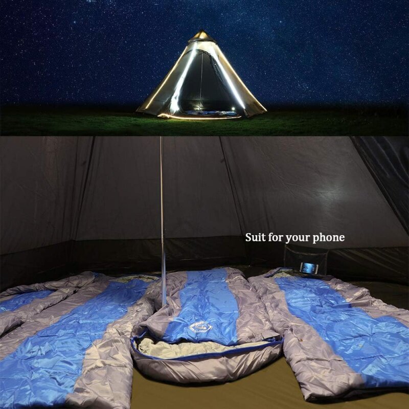 Tenda da campeggio muslimex 5-6 persone 4 stagioni doppio strato impermeabile anti-uv tende antivento tenda da campeggio all'aperto per famiglie