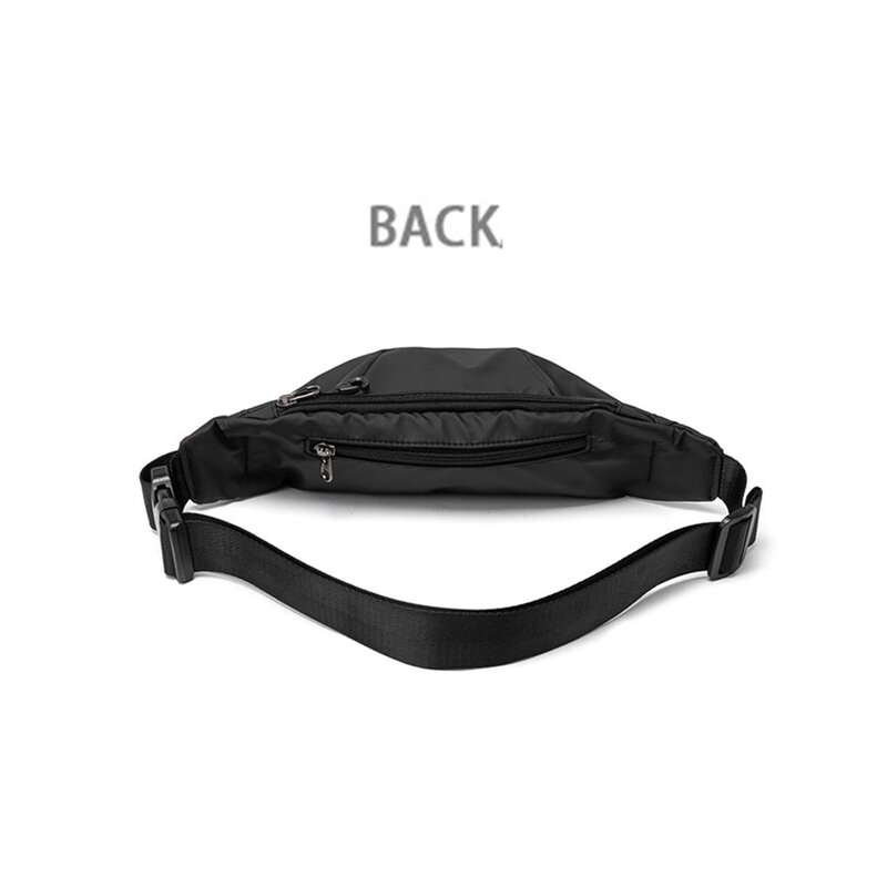 Men Waist Pack Wear-resistant Multifunction Carrying Case Shoulder Belt Bag