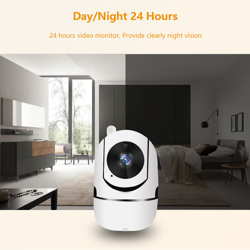 720P Baby Monitor Smart Home Cry Alarm Mini telecamera di sorveglianza con telecamera IP di videosorveglianza di sicurezza Wifi ptz ycc365 tv
