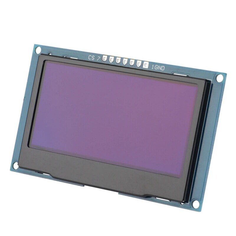 3Pcs 2.42 Inch 12864 128X64 OLED Display Module IIC I2C SPI Serial LCD Screen For C51 STM32 SSD1309 (White Font)