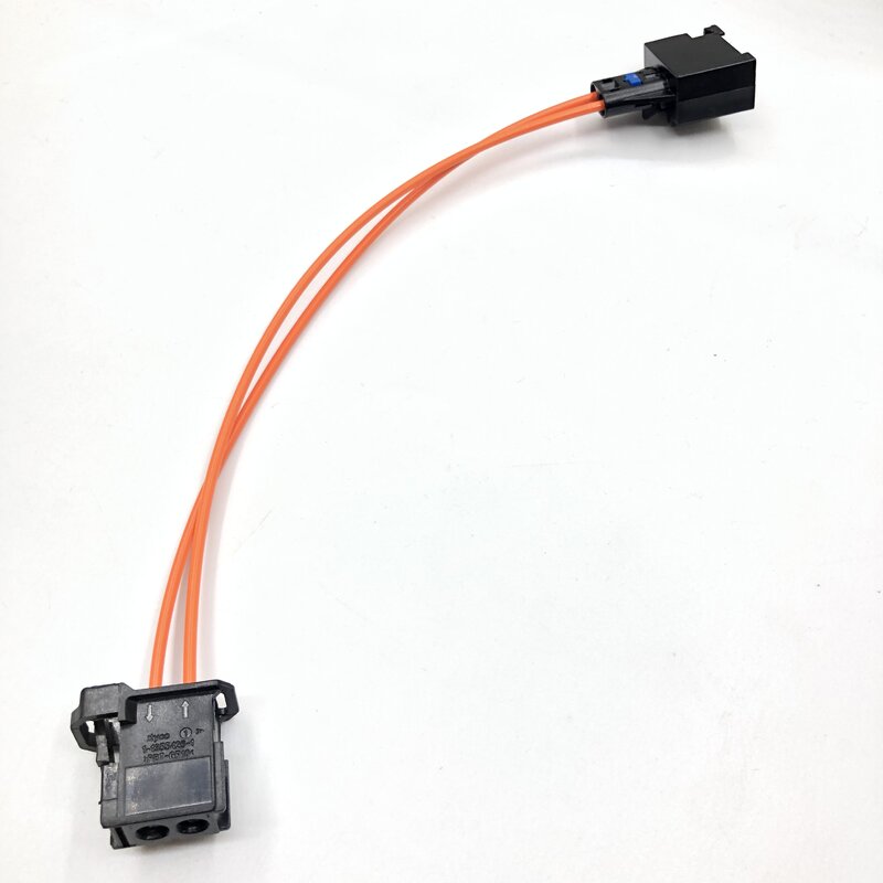Bmw benz volkswagen cd caso bluetooth decodificador de fibra óptica de áudio cabo de extensão de fibra macho e fêmea par fiação